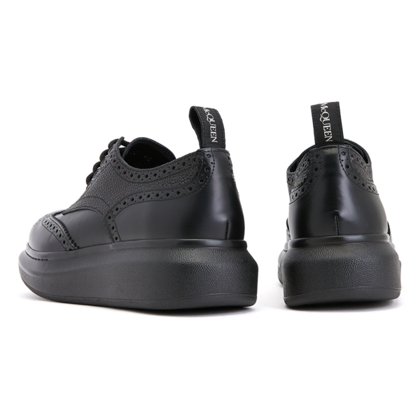 Giày Alexander McQueen Oversized Derby 'Black' 586200-WHX53-1000 - Ảnh 3