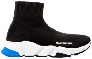 Giày Balenciaga Speed Knit Trainer 'Black Blue' 587286 W1703 1071