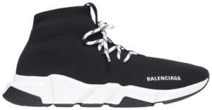 Giày Balenciaga Speed Lace-Up Sneaker 'Black White' 587289-W2DB2-1015