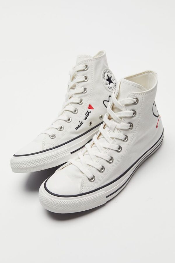 Giày Converse Chuck Taylor All Star High 'Made with Love White' 171159F - Ảnh 3