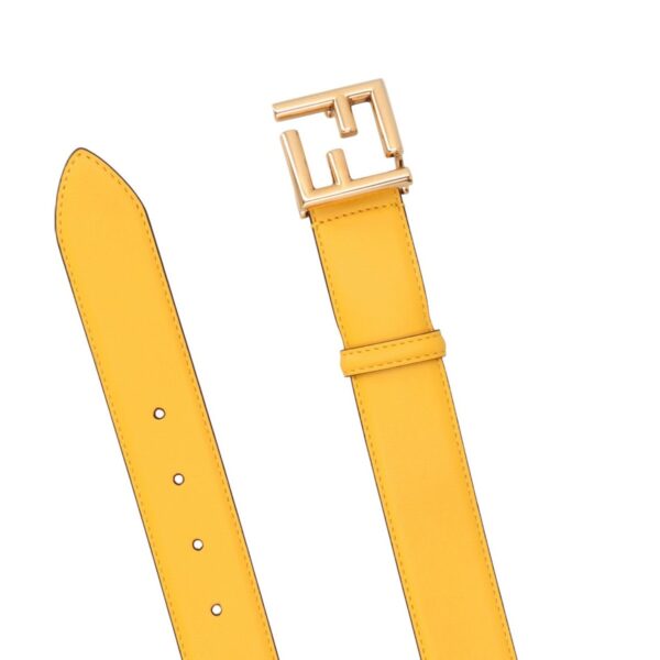 Thắt Lưng Fendi Women's Yellow Leather Belt 8C0649AAIWF1EYI - Ảnh 2