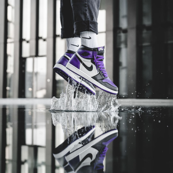 Giày Nike Air Jordan 1 Retro High OG 'Court Purple' 555088-501 - Ảnh 2