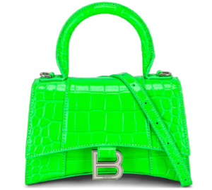 Túi Balenciaga Ladies XS Hourglass 'Fluo Green' 592833-1LR6Y-3810