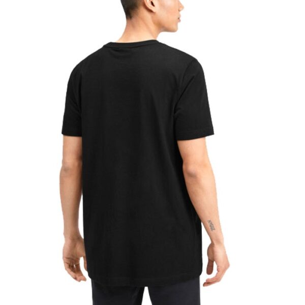 PUMA MENS CLASSIC LOGO T-SHIRT BLACK 595132-01 - Ảnh 5
