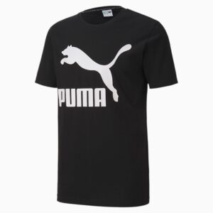 PUMA MENS CLASSIC LOGO T-SHIRT BLACK 595132-01
