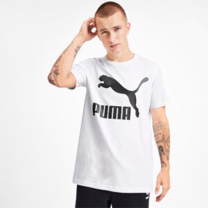 Alternative view of PUMA MENS CLASSIC LOGO T-SHIRT WHITE 595132-02