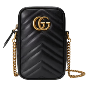 Túi Gucci GG Marmont Mini Black Leather ‎598597-DTDCT-1000