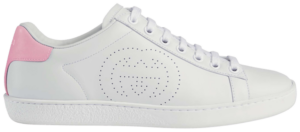Giày Gucci Wmns Ace 'Interlocking G White Pink' 598527-AYO70-9076