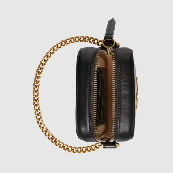 Túi Gucci GG Marmont Mini Black Leather ‎598597-DTDCT-1000 - Ảnh 2