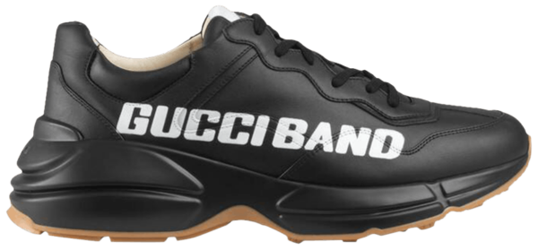 Giày Gucci Rhyton 'Gucci Band Black' 599145-DRW00-1000