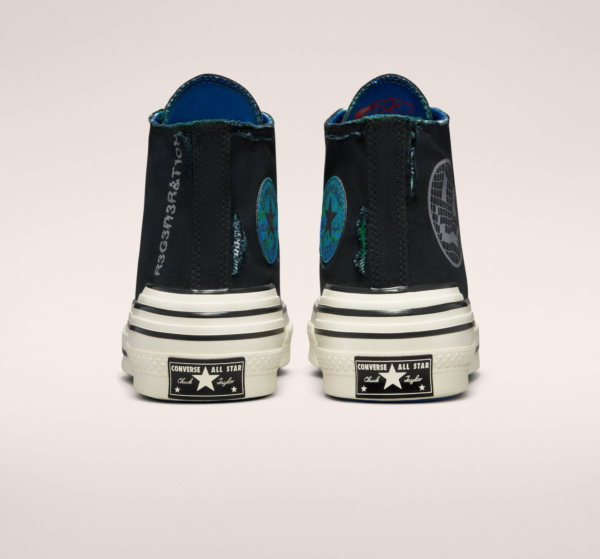 Giày Converse Chuck 70 Hacked Heel High 'Black Blue' A02407C - Ảnh 3