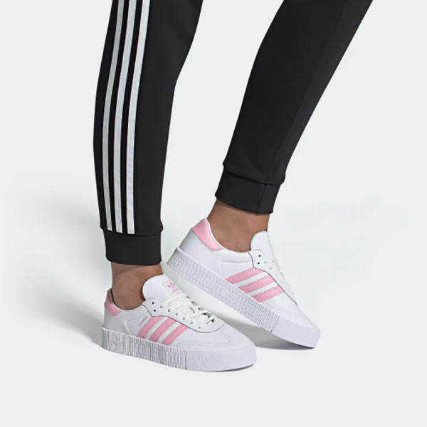 Giày Adidas Womens Sambarose 'True Pink' FU7456 - Ảnh 2
