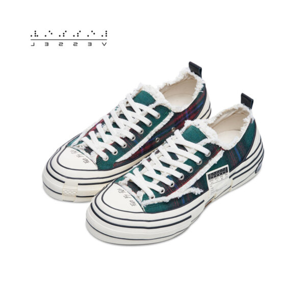 Giay xVESSEL G.O.P Lows 'Forrest Green Plaid' F22X89G