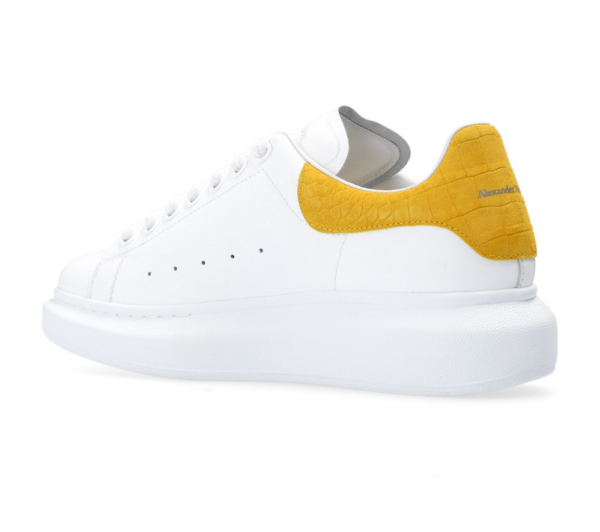 Giày Alexander McQueen Wmns Oversized Sneaker 'White Mimosa' 650788-WHZ4K-9718 - Ảnh 3