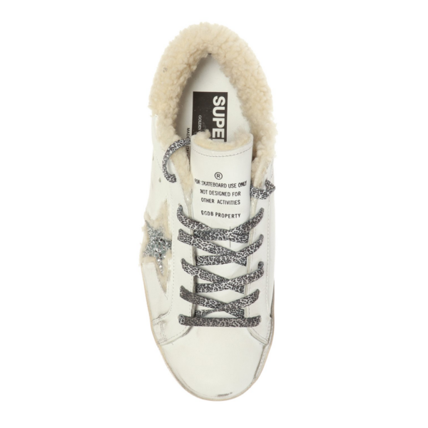 Giày Golden Goose Superstar 'White Lambskin' G35WS590-P90 - Ảnh 4