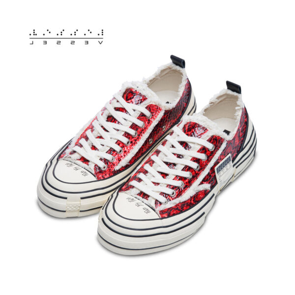 Giay xVESSEL G.O.P. Lows 'Python Pattern Red' F22X86R
