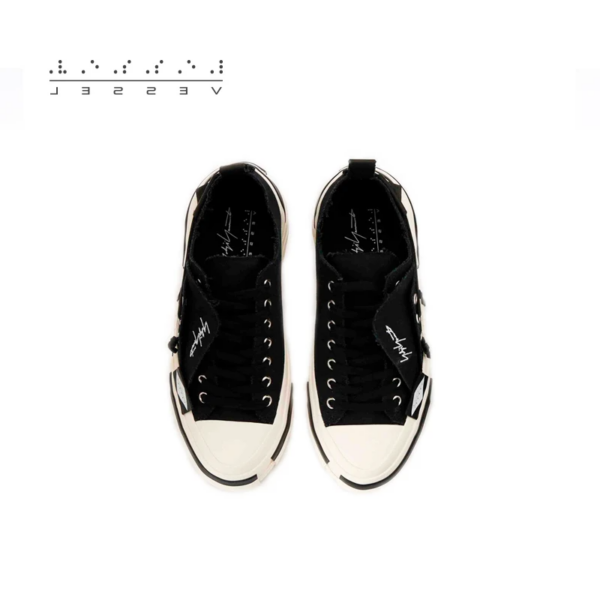 Giày XVESSEL G.O.P Lows for Yohji Yamamoto Black SLS - Ảnh 3