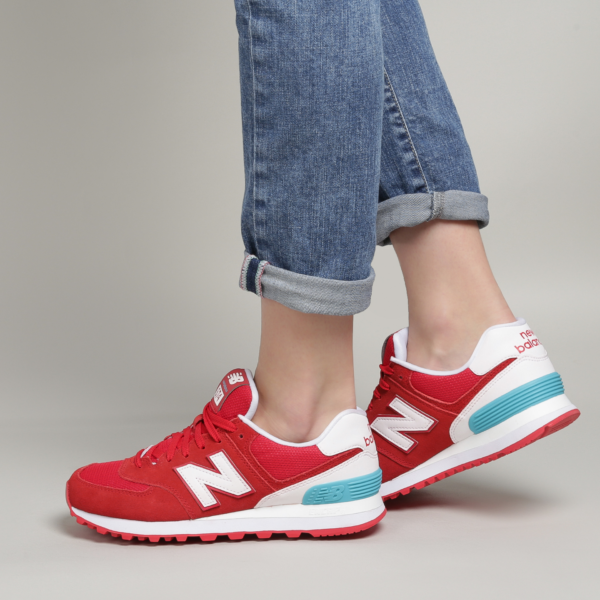 Giày New Balance 574 'Red' WL574CNC - Ảnh 2