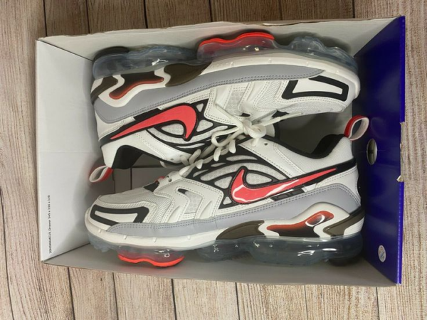 Giày Nike Air VaporMax EVO 'Summit White Bright Crimson'  CZ1924-100 - Ảnh 2