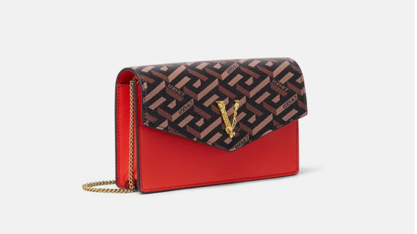 Túi Versace Virtus La Greca Signature Pouch 1003086-1A01444-5B35V - Ảnh 4