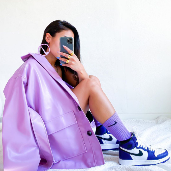 Giày Nike Air Jordan 1 Retro High OG 'Court Purple 2.0' 555088-500 - Ảnh 4