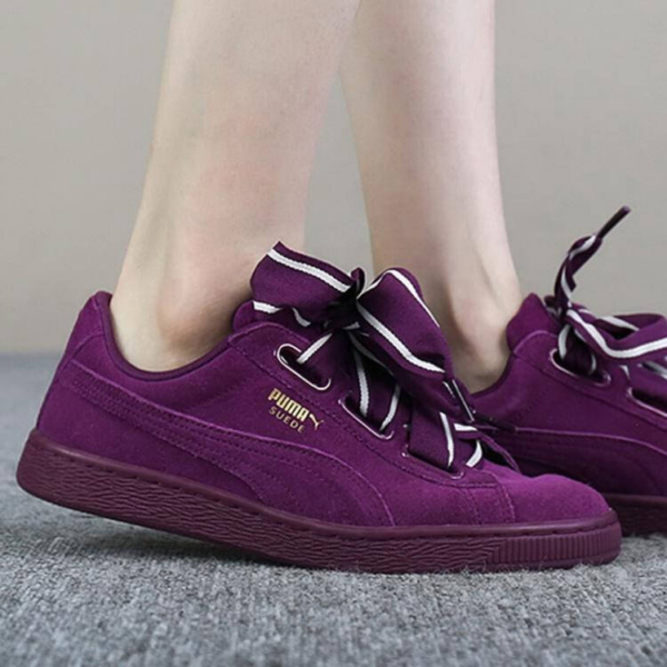 Giày Puma Suede Heart Satin 364084-02 - Ảnh 3