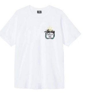 Áo Stussy LB Wreath Tee 'White'
