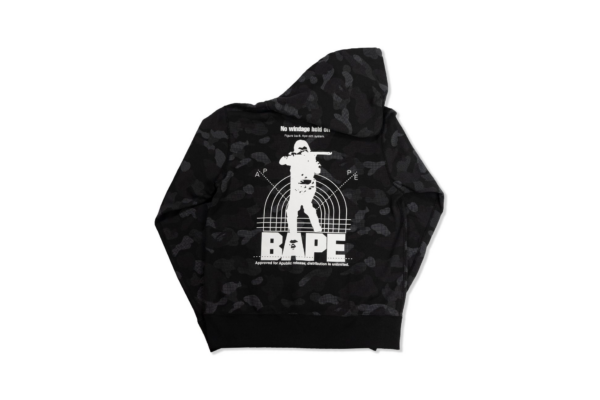 Áo Bape No Windage Hold Off Hoodie Black Camo BAPE149 - Ảnh 2