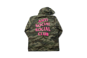 Alternative view of Áo Anti Social Social Club Half Zip Jacket Green Camo
