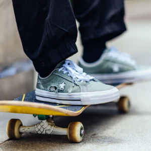 Alternative view of Giày Converse One Star Pro OX JA Canvas 'Green' 165337C