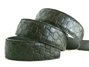 Alternative view of Thắt Lưng Gucci Microsima GG Men's Belt Black 449716-BMJ0N-1000