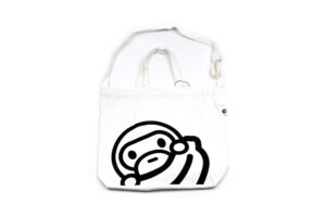 Túi BAPE Shoulder Eco Tote 16OZ Canvas White
