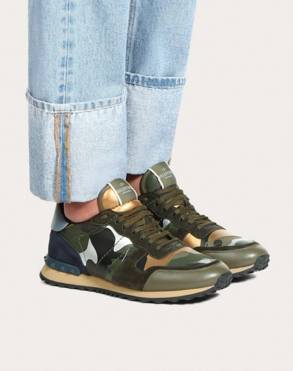 Giày Valentino Rockrunner 'Camo Black Green'  RY0S0723-IVN-WG0 - Ảnh 2