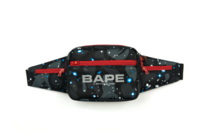 Túi Bape Space Camo Waist Bag Black B-SPCCMWSTBG-BK