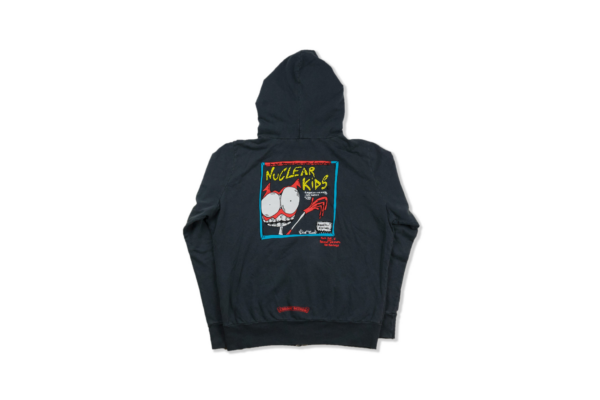 Áo Chrome Hearts Dagger Nuclear Kid Grey Hoodie CH434 - Ảnh 2