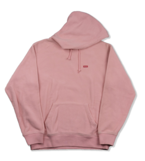 Áo Supreme Mini Box Logo Pink Hoodie SUP434