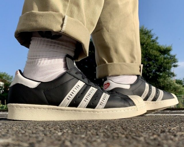 Giày Adidas Human Made x Superstar 'Gears For Futuristic Teenagers Black' FY0729 - Ảnh 3