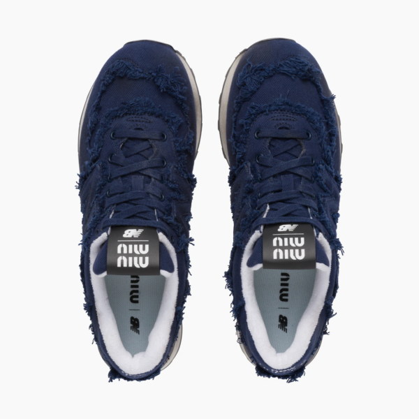 Giày New Balance x Miu Miu 574 'Denim Blue' 5E765D-CSL-F0V41 - Ảnh 6