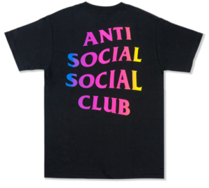 Alternative view of Áo Anti Social Social Club More Hate More Love Black Tee