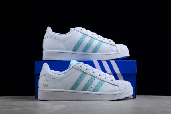 Giày Adidas Originals Superstar 'Green White' GY0977 - Ảnh 4
