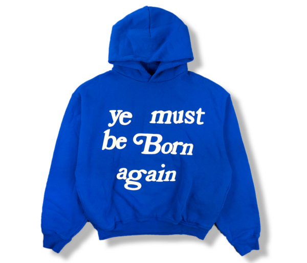 Áo Cactus Plant Flea Market Born Again Hooded Sweatshirt Blue CPF-BOAHSBL