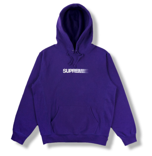 Áo Supreme Motion Logo Hoodie Purple SUP0572