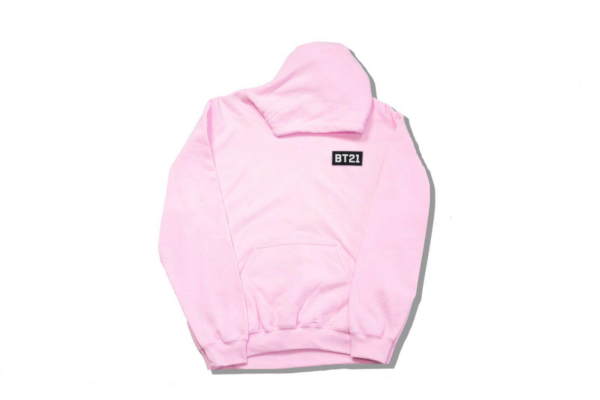 Áo Anti Social Social Club x BT21 Peekaboo Pink Hoodie ASSC182 - Ảnh 2