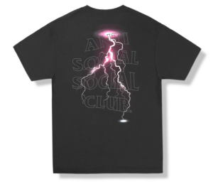 Alternative view of Áo Anti Social Social Club Save Your Tears Thunder Tee Black