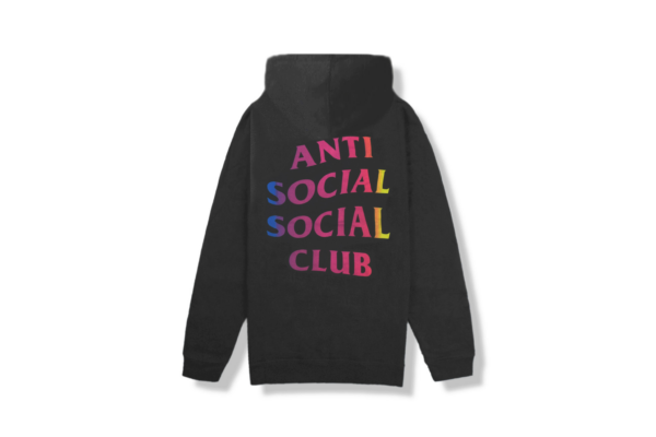 Áo Anti Social Social Club More Hate More Love Black Hoodie ASSC189 - Ảnh 2