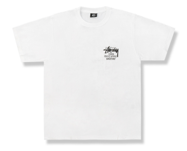 Áo Stussy Stock DSM Singapore Tee White