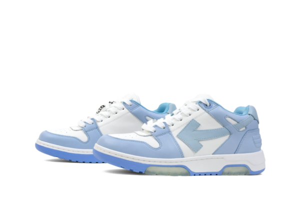 Giày Off-White Out of Office Low 'White Light Blue' OMIA189S21LEA001-0140 - Ảnh 3