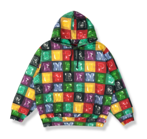 Áo Supreme Blocks Hooded Sweatshirt Multicolor SUP-BLHSMC