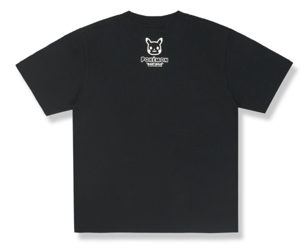 Áo Bape x Pokemon Ape Head Pikachu Tee Black - Ảnh 2