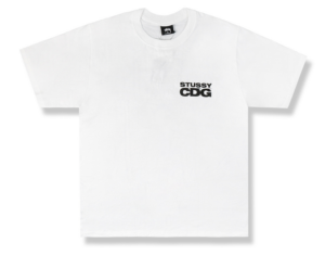 Áo Stussy x CDG Surfman Tee White